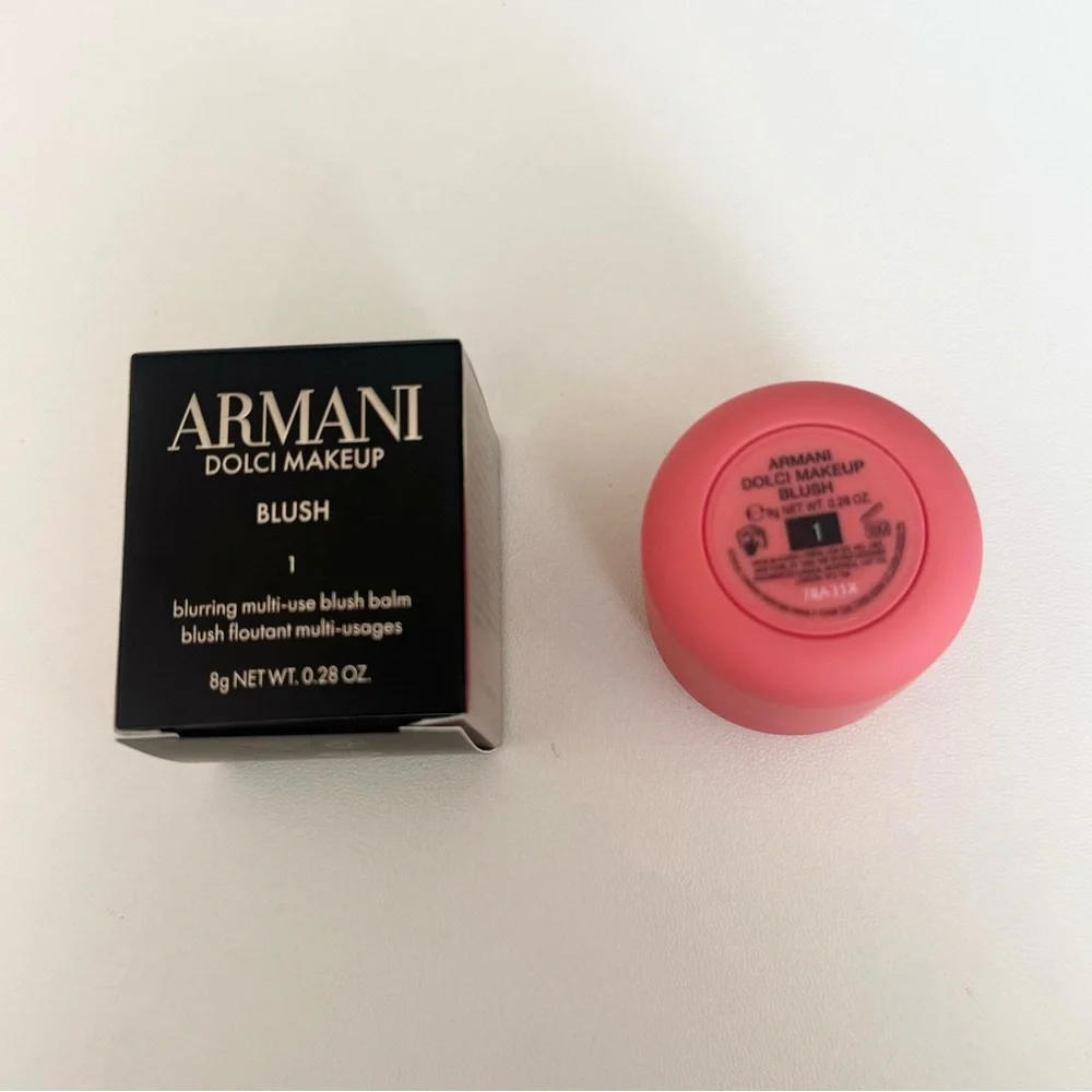 NEW Armani Beauty Dolci Blush Smoothing Cream to Powder Soft Matte Balm Makeup